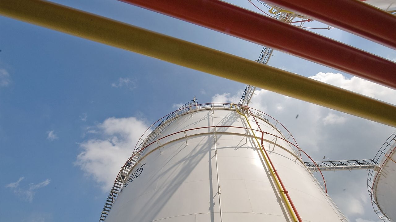 Chemicals storage and export facility