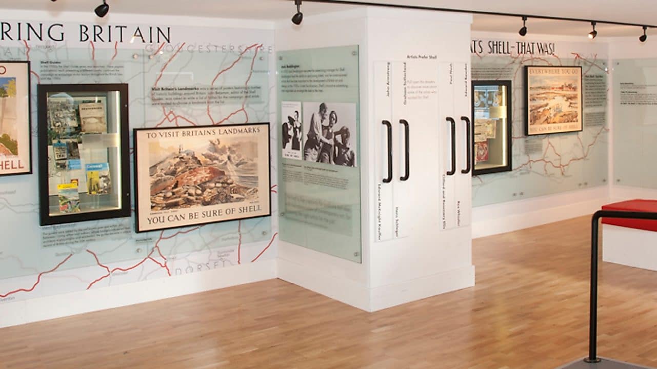 Wall art gallery of artworks