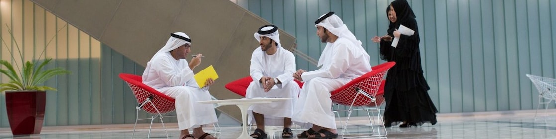 UAE nationals in reception of building