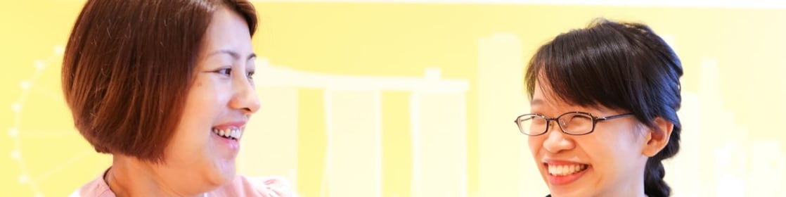 Shell Graduate Si Yng with her mentor Tanya Lam, Shell Finance Continuous Improvement Manager