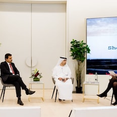 From left: Sujit Gopalan - Head of Oil & Gas Business Development, AHI Carrier; Ali Al-Janabi - Country Chairman of Shell Group of Companies, UAE & Iraq; Ali Al Hashemi - Director of Science & Technology Policies & Programs, UAE Ministry of Industry & Advanced Technology; Neslihan Aydagul - Managing Director, The Business Year.