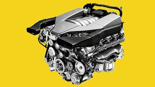 Car engine with fuel injectors