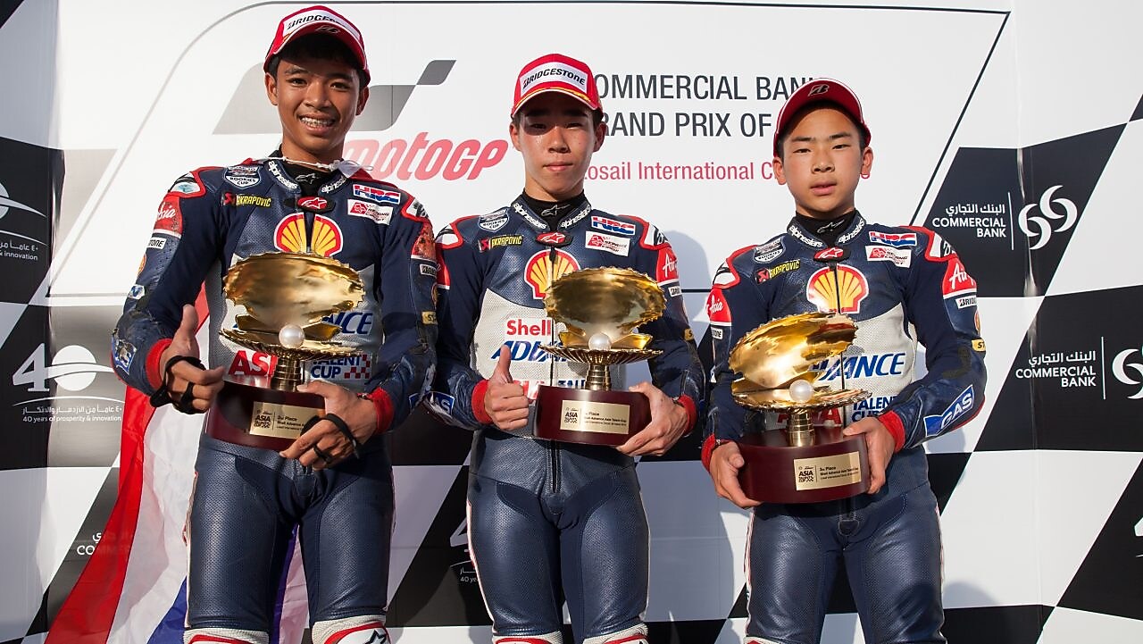 ATC riders with trophies