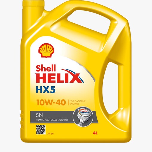 Packshot of Shell Helix HX5 SN 10W-40